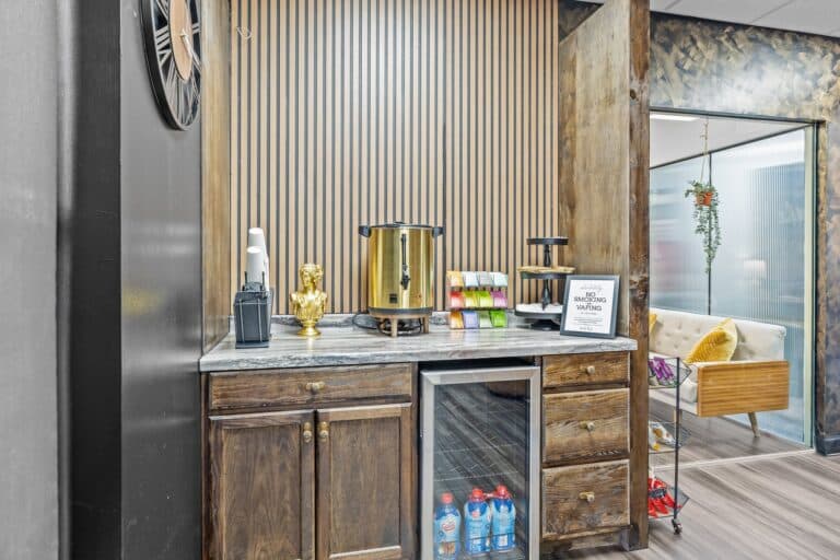 Wellness bar area - clean, no Nova branding